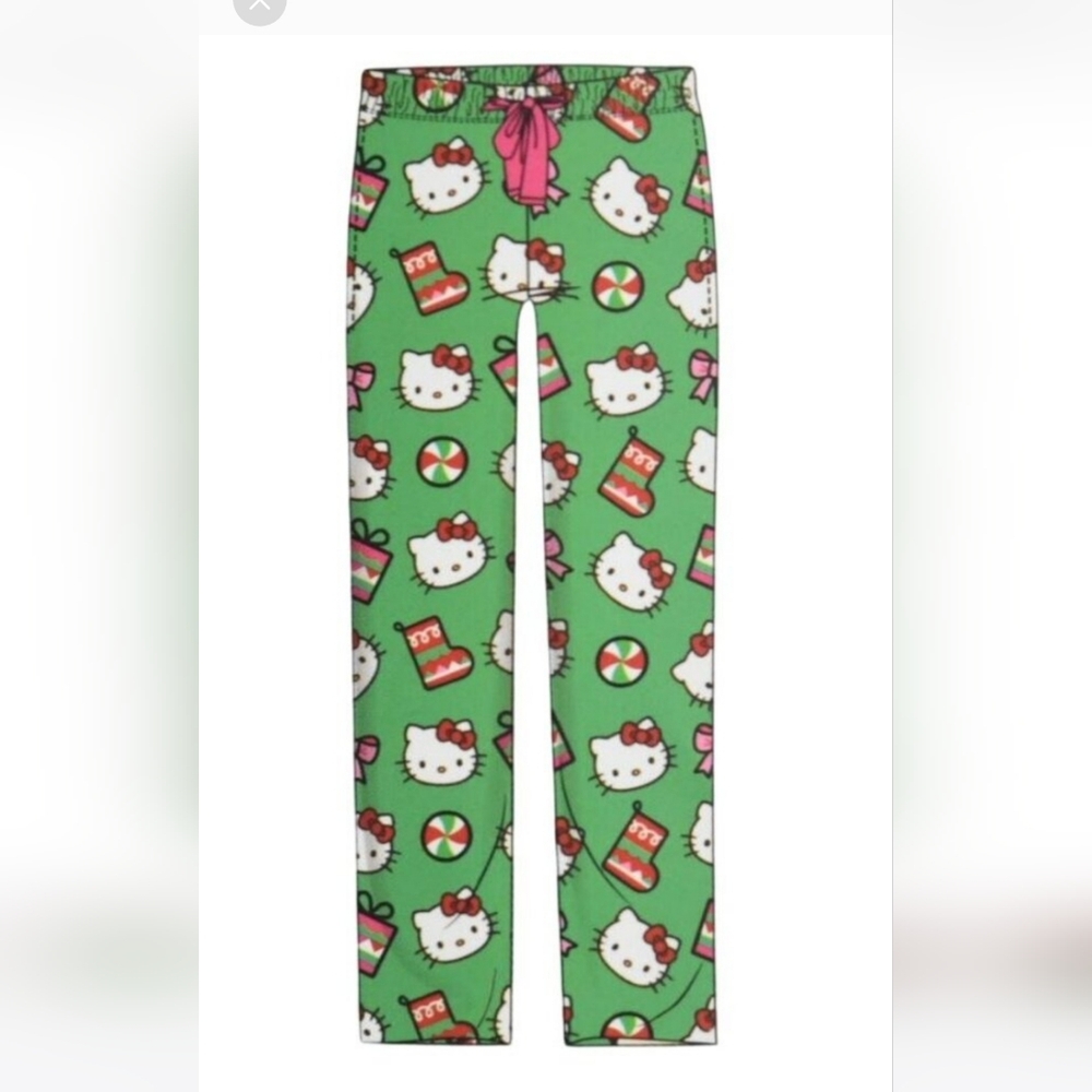 Hello Kitty Xmas Pj Women Small